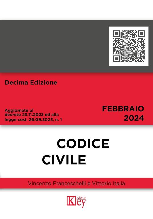 Codice civile 2024 - Franceschelli, Vincenzo - Italia, Vittorio