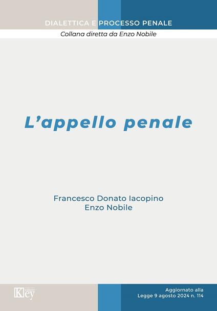 L'appello penale - Francesco Donato Iacopino,Enzo Nobile - copertina