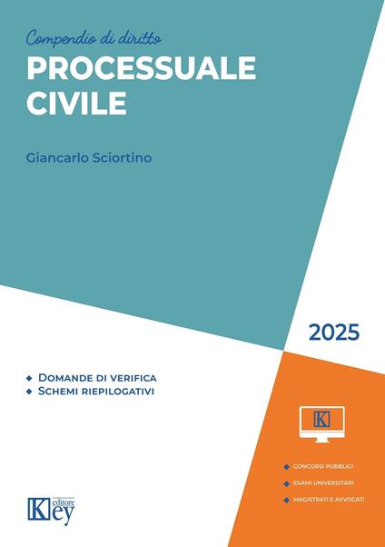 Compendio di diritto processuale civile 2025 - Giancarlo Sciortino - ebook