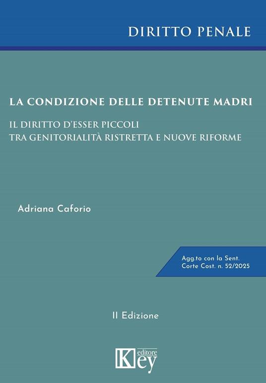 La condizione delle detenute madri - Adriana Caforio - ebook