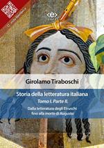 Storia della letteratura italiana. Vol. 1/2: Storia della letteratura italiana