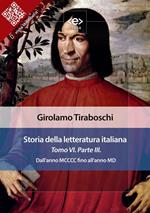 Storia della letteratura italiana. Vol. 6/3: Storia della letteratura italiana