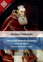 Storia della letteratura italiana. Vol. 7/1: Storia della letteratura italiana