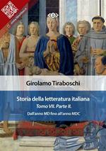 Storia della letteratura italiana. Vol. 7/2: Storia della letteratura italiana