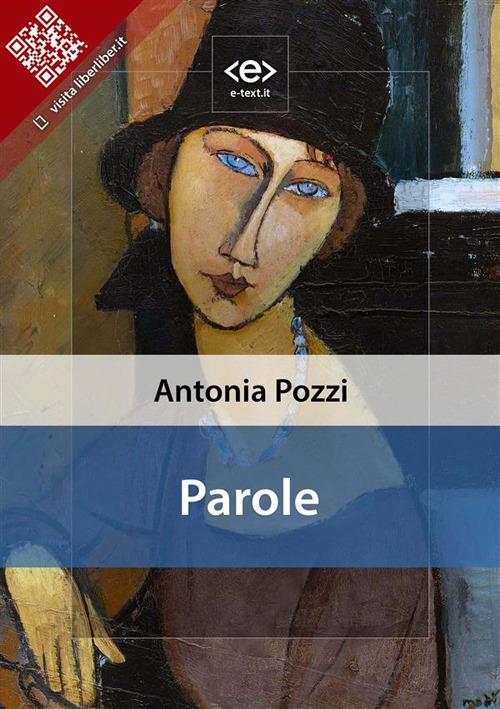 Parole - Antonia Pozzi - ebook