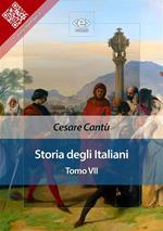 Storia degli italiani. Vol. 7
