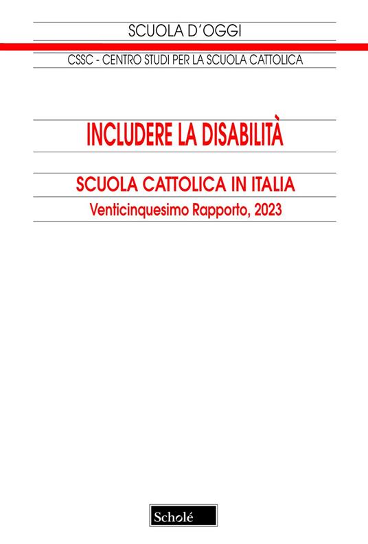 Includere la disabilità. 25° rapporto 2023 - copertina