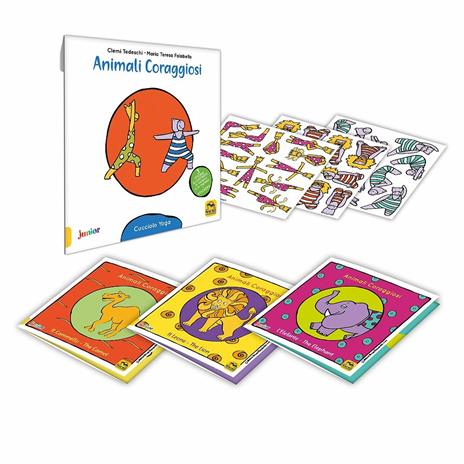 Lillo e Lalla e gli animali coraggiosi. Cucciolo yoga. Con adesivi - Clemi Tedeschi,Maria Teresa Falabella - 2