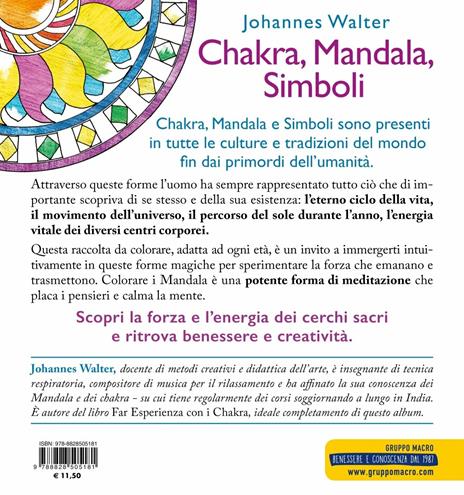 Chakra, mandala, simboli. Medita e colora. 75 forme delle tradizioni di tutto il mondo - Johannes Walter - 2