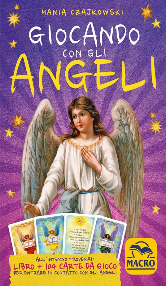 Giocando con gli angeli. Con 104 Carte - Hania Czajkowski - copertina