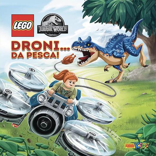Droni da pesca! Lego Jurassic World - copertina