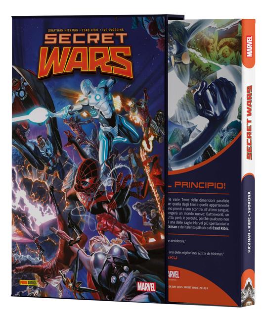 Secret wars. Marvel giant-size edition - Jonathan Hickman,Paul Renaud Esad Ribic - copertina