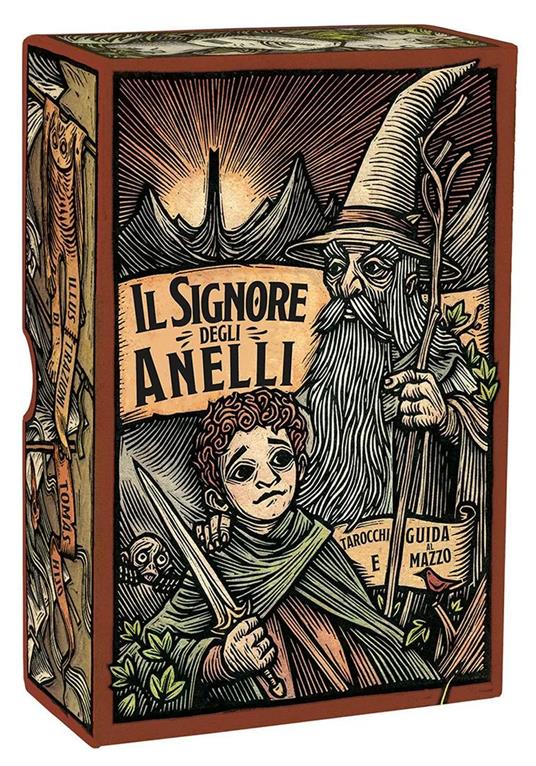 Il Signore degli Anelli. Tarocchi & guida al mazzo. Con 78 Carte - copertina