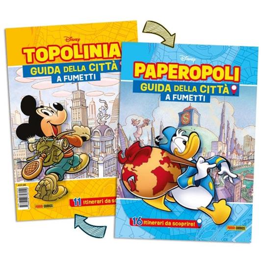 Topolinia-Paperopoli. Guida della città a fumetti. Ediz. a colori - copertina