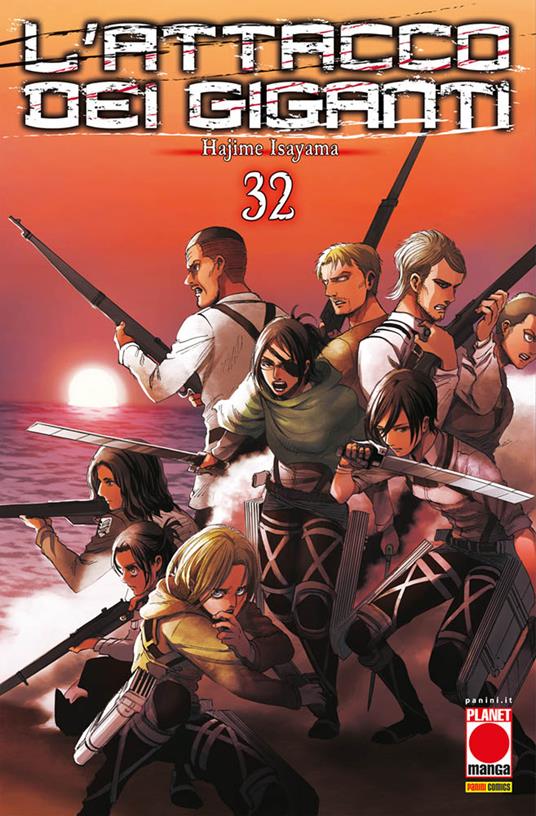 L'attacco dei giganti. Vol. 32 - Hajime Isayama - copertina