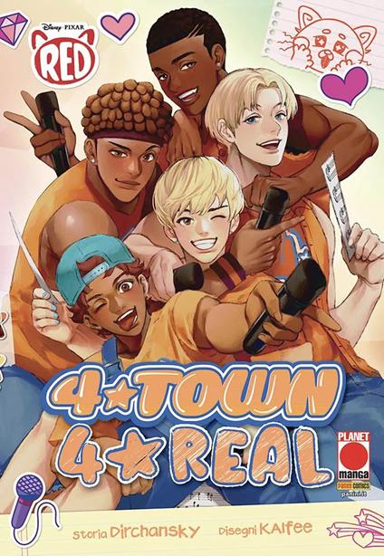 4 town 4 real. Red - Dirchansky - copertina