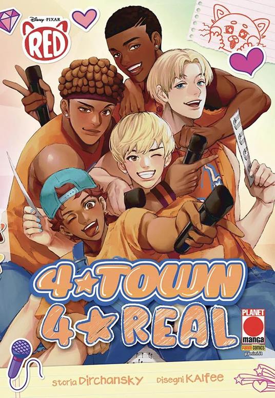 4 town 4 real. Red - Dirchansky - copertina