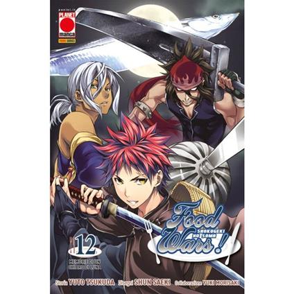 Food wars!. Vol. 12: Memorie di un chiaro di luna - Yuto Tsukuda,Shun Saeki,Yuki Morisaki - copertina