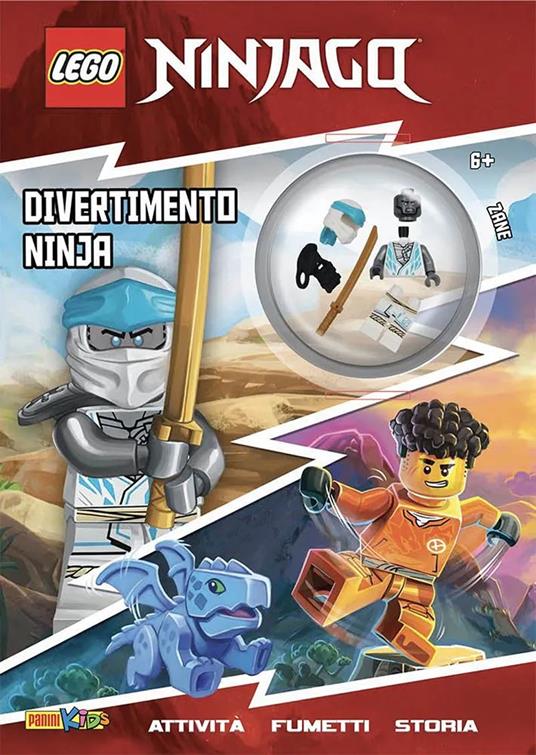 Divertimento ninja. Lego Ninjago. Ediz. a colori. Con minifigure LEGO® di Zane - copertina