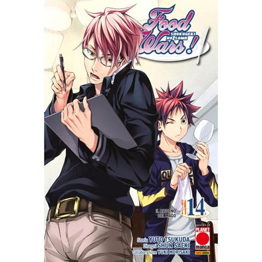 Food wars!. Vol. 14: Il ritorno del mago - Yuto Tsukuda,Shun Saeki,Yuki Morisaki - copertina