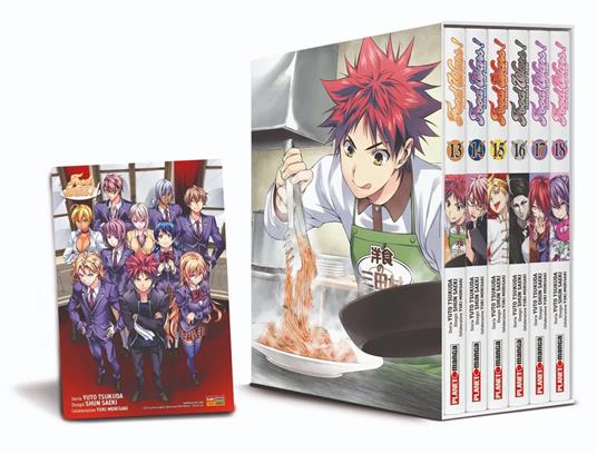 Food wars! Cofanetto. Con cartolina. Vol. 13-18 - Yuto Tsukuda,Shun Saeki,Yuki Morisaki - copertina