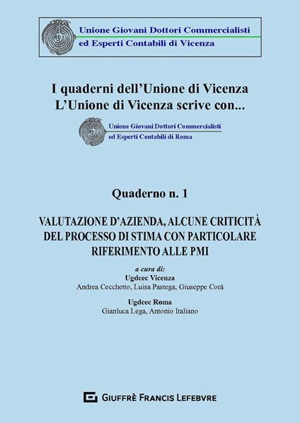 Valutazione d'azienda, alcune criticità del processo di stima con particolare riferimento alle PMI - copertina