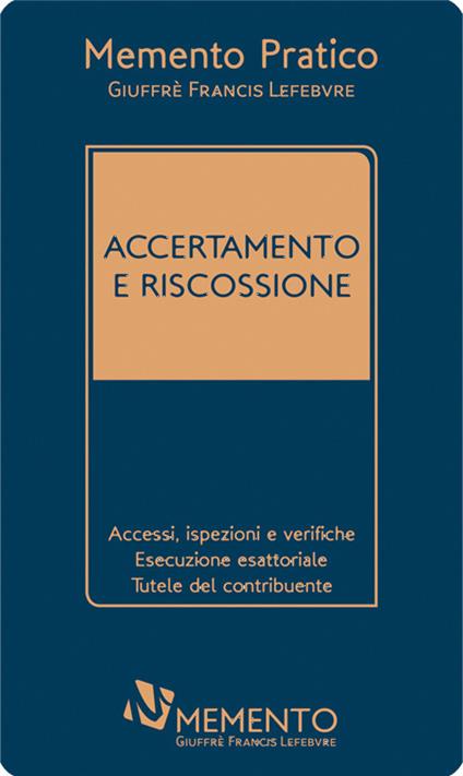 Accertamento e riscossione - copertina