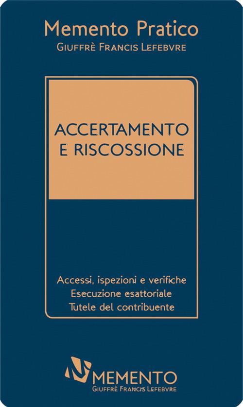 Accertamento e riscossione - copertina