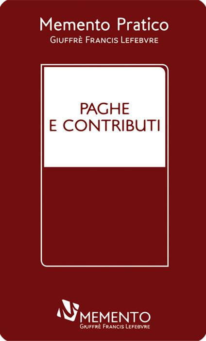 Paghe e contributi - copertina