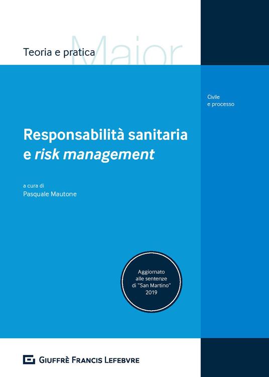 Responsabilità sanitaria e risk management - copertina