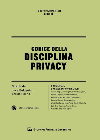 Codice della disciplina privacy. Con aggiornamento online - copertina