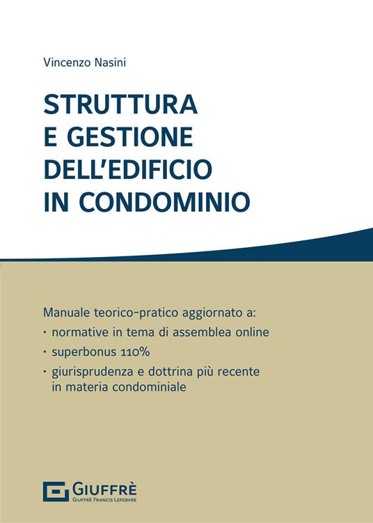 Struttura e gestione dell'edificio in condominio - copertina