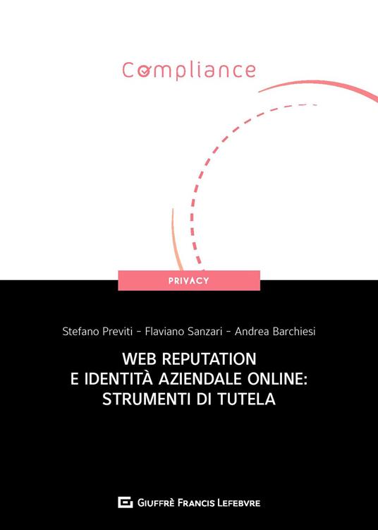 Web reputation e identità aziendale online: strumenti di tutela - copertina