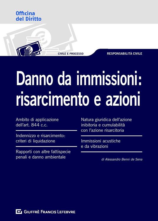 Immissioni - Alessandro Benni De Sena - copertina