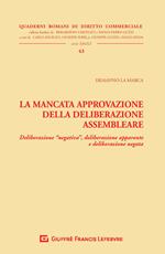 La mancata approvazione della deliberazione assembleare. Deliberazione «negativa», deliberazione apparente e deliberazione negata