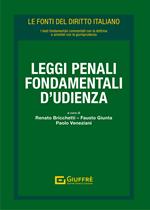Leggi penali fondamentali d'udienza