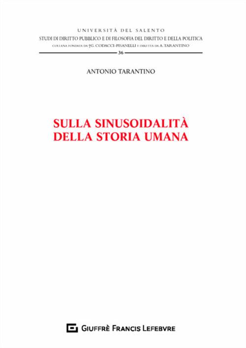Sulla sinusoidalità della storia umana - Antonio Tarantino - copertina