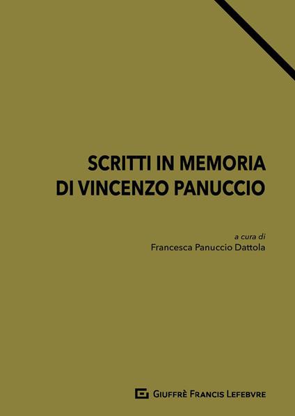 Scritti in memoria di Vincenzo Panuccio - copertina