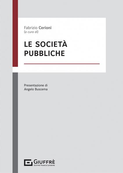 Le società pubbliche - copertina