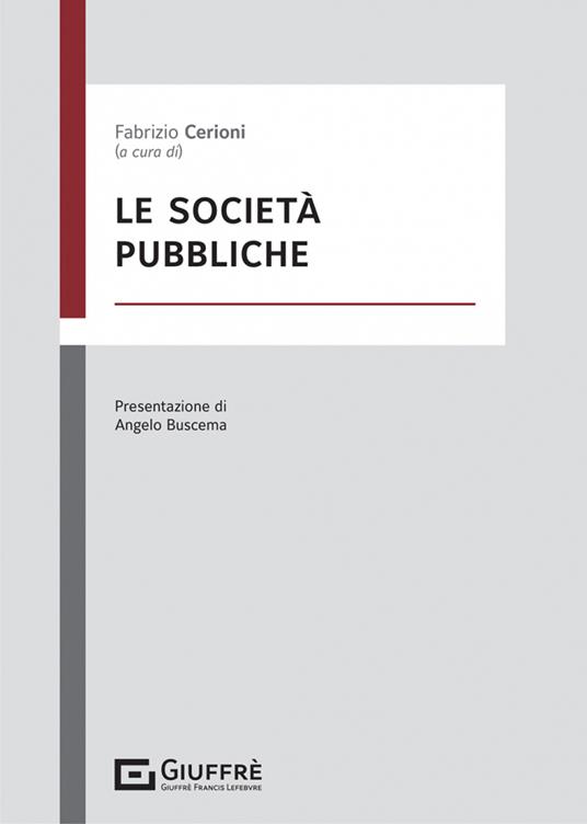 Le società pubbliche - copertina
