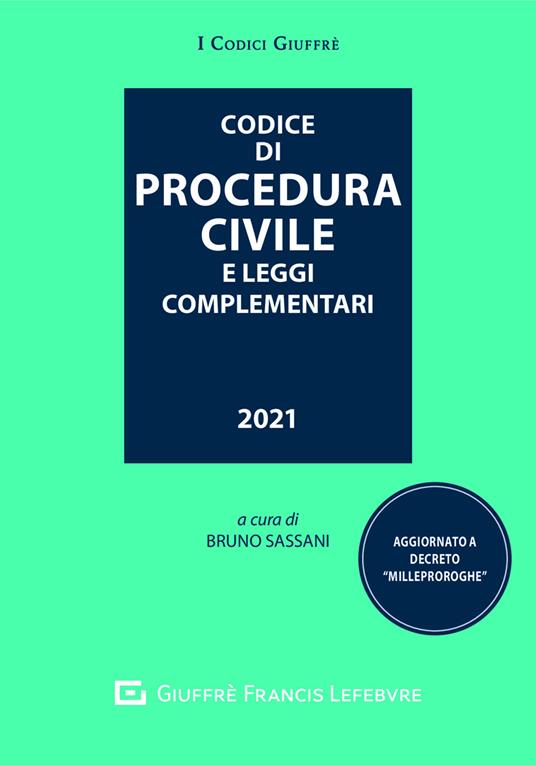 Codice di procedura civile e leggi complementari - copertina