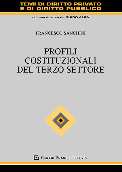 Profili costituzionali del Terzo settore - Francesco Sanchini - copertina