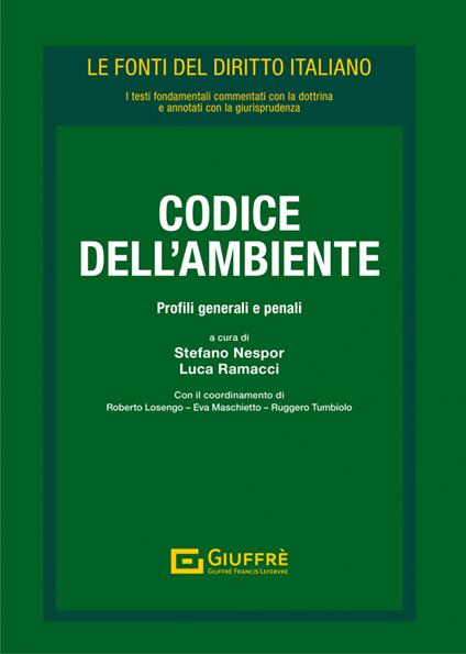 Codice dell'ambiente - copertina
