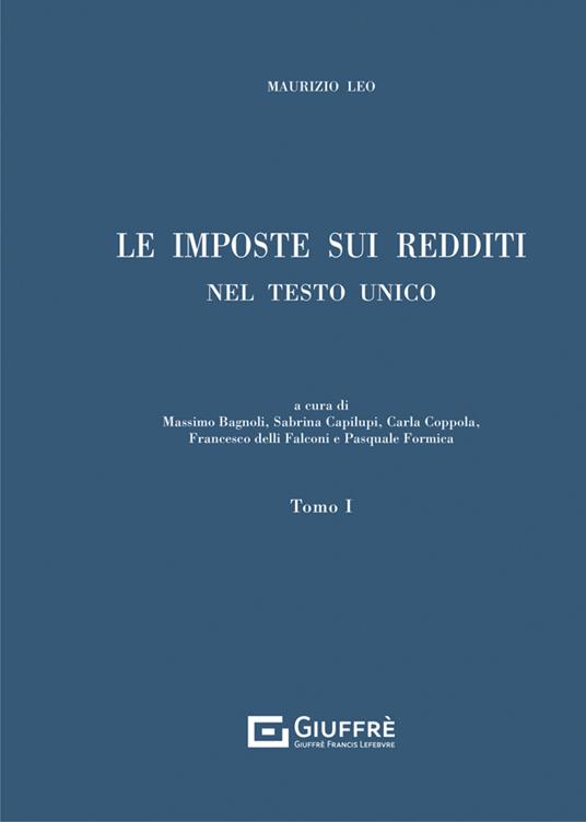 Le imposte sui redditi nel Testo Unico - Maurizio Leo - copertina