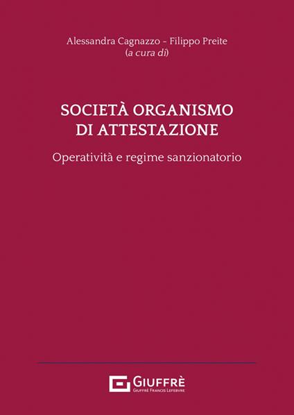 Società organismo di attestazione - copertina