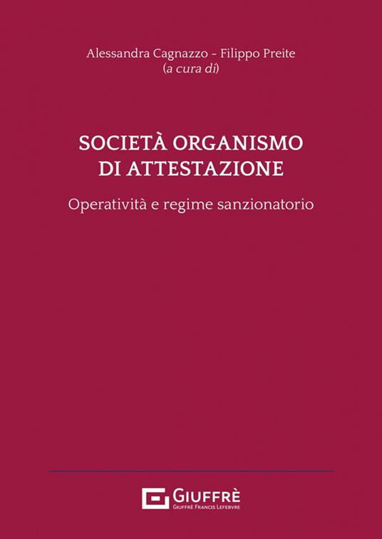Società organismo di attestazione - copertina