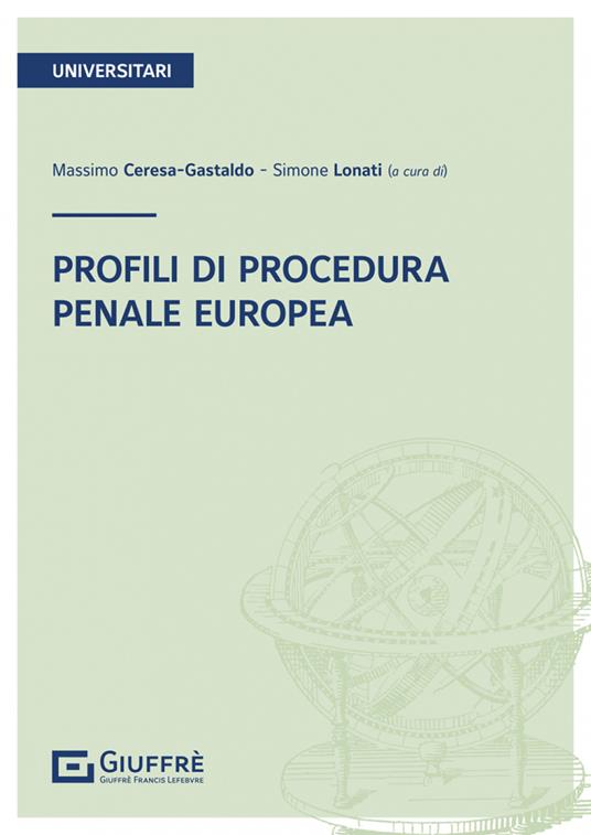 Profili di procedura penale europea - copertina