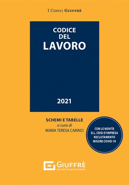 Codice del lavoro - copertina