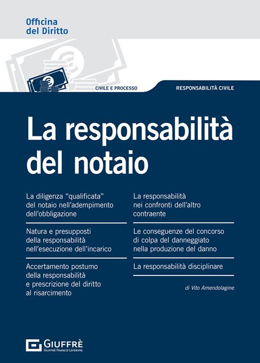 La responsabilità del notaio - copertina