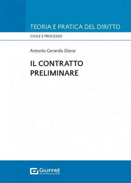 Il contratto preliminare - Antonio Gerardo Diana - copertina